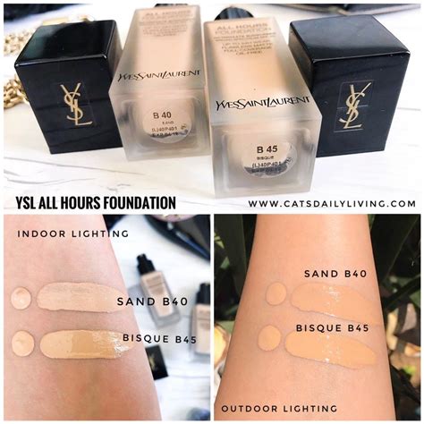 swatch ysl all hours foundation